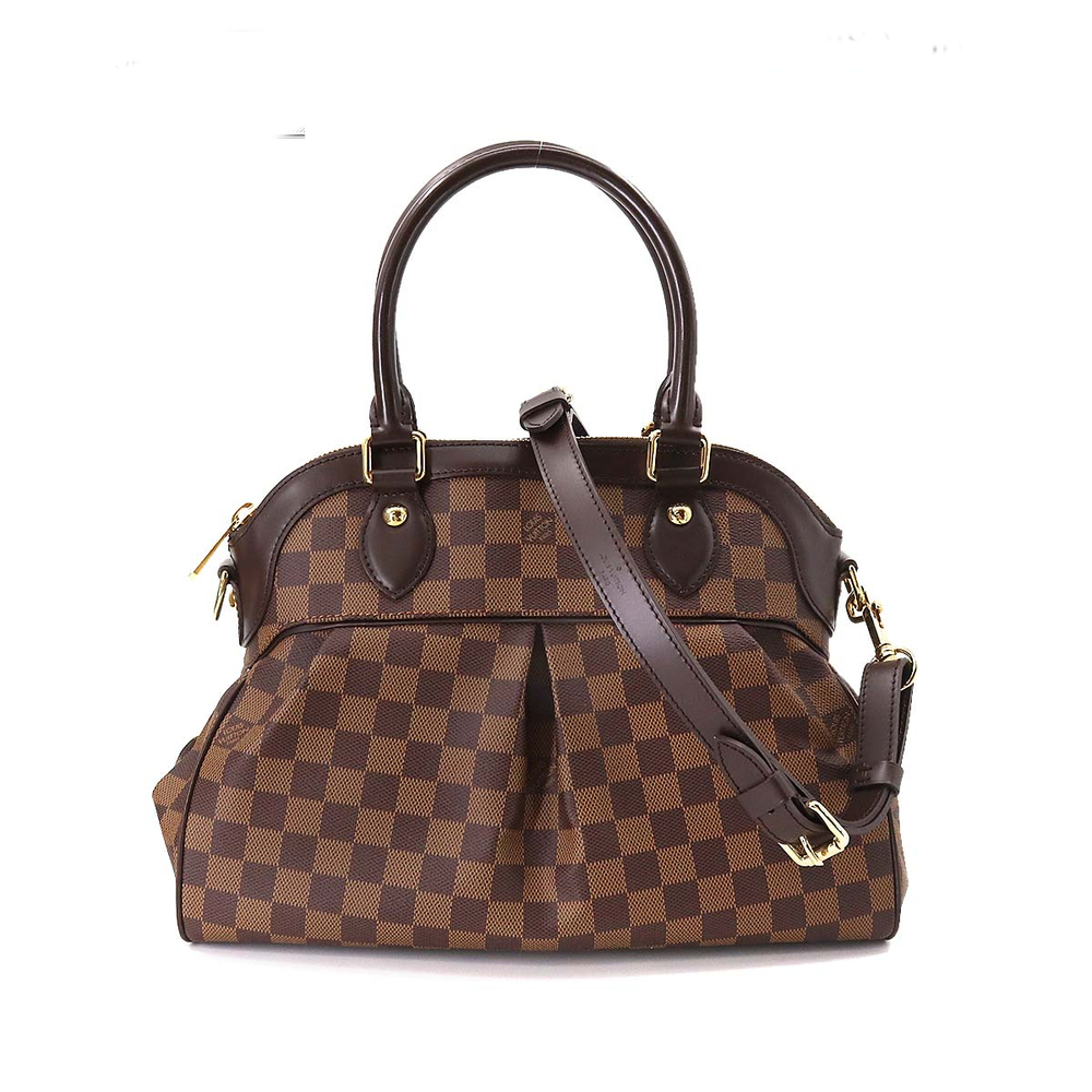 Louis Vuitton Damier Trevi PM Shoulder Bag Ebene